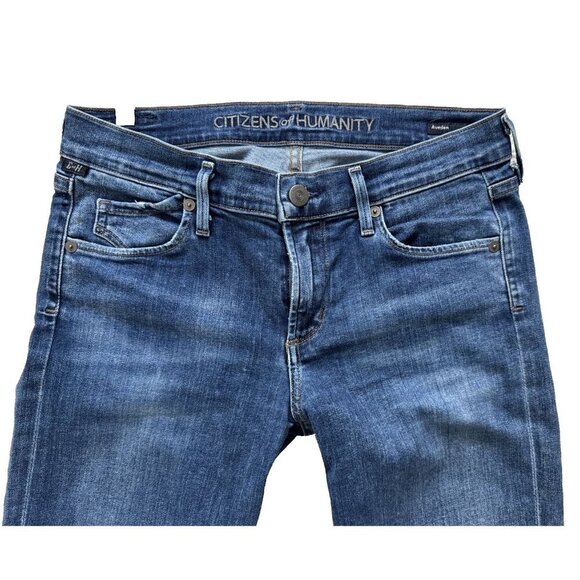 Citizens of Humanity Jeans Avedon Ankle Skinny Jeans Size 28 Blue Denim Mid Rise - Picture 3 of 13